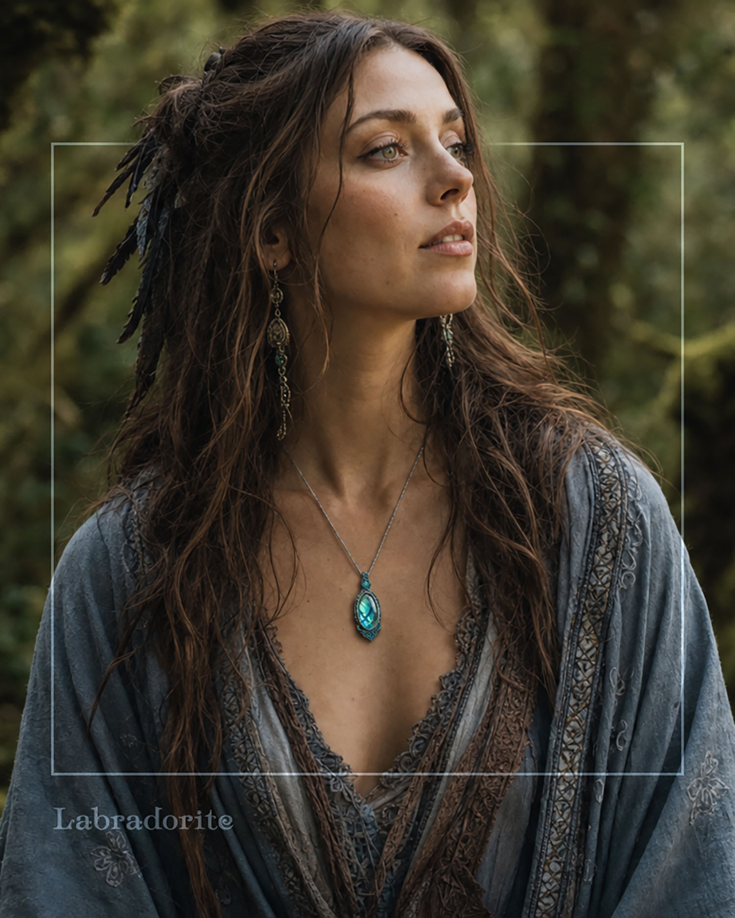 Tusitalka_macrame_pendant_Crystal Spring collection 4